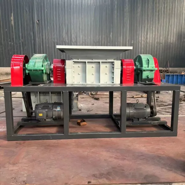 Wood Pallet Double Fabric Shredder Textile Shaft Coconut Husk Shredder Machine Cheese Shredder Machine for Sale photo-3