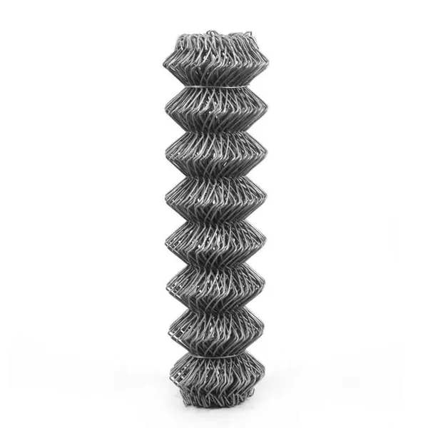 Chain Link Fence Galvanized Diamond Hole Cyclone Wire Fence Design Galvanized Chain Link Fence Wire Mesh Rolls photo-3