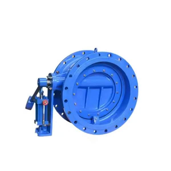 Tilting Disc Check Valve Non Return High Pressure HH47X Ductile Iron DN500 DN700Flange Sewage Check Valve for Water Pump photo-5