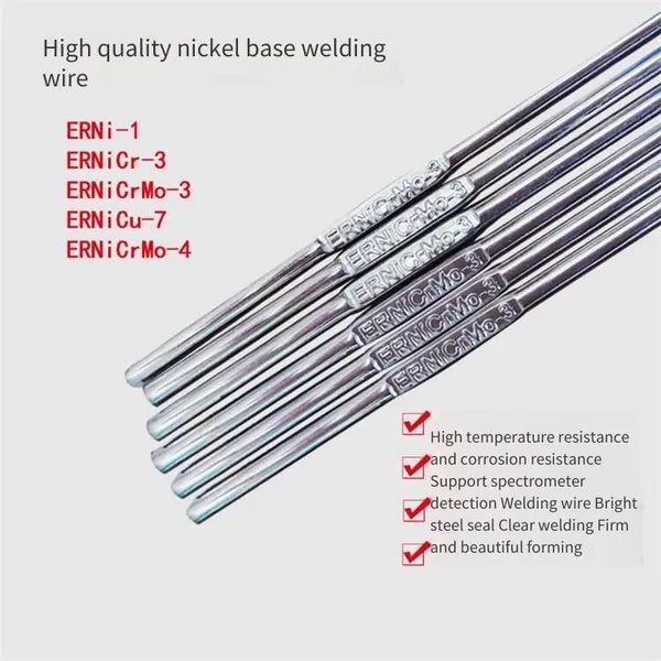 Jinwei Brand Ernicrmo-3 Nickel-based Alloy Welding Wire, Ni102 Pure Nickel Electrode, Nicu-7 Nickel-copper S911 Tig Welding Wire