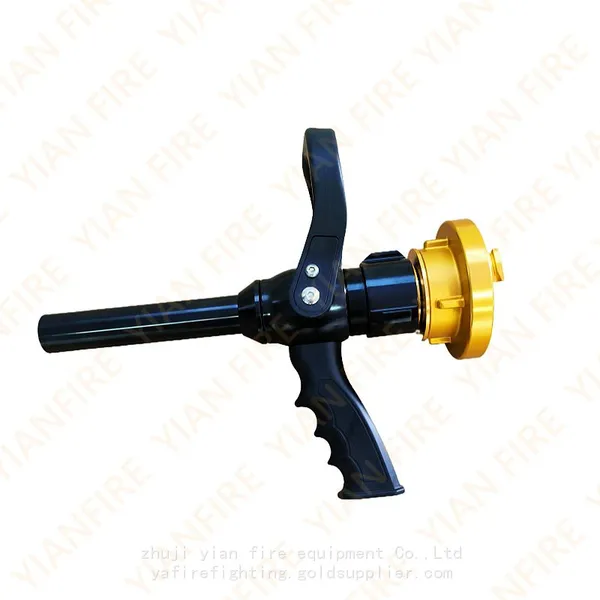 Handheld Fire Hose Nozzle With Machino Female Coupling