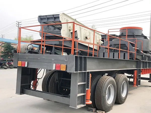 Mobile Sand-making Crushing Station, Tire-mounted Mobile Sand-making Machine, Integrated Construction Waste Crushing and Screening Machine photo-3