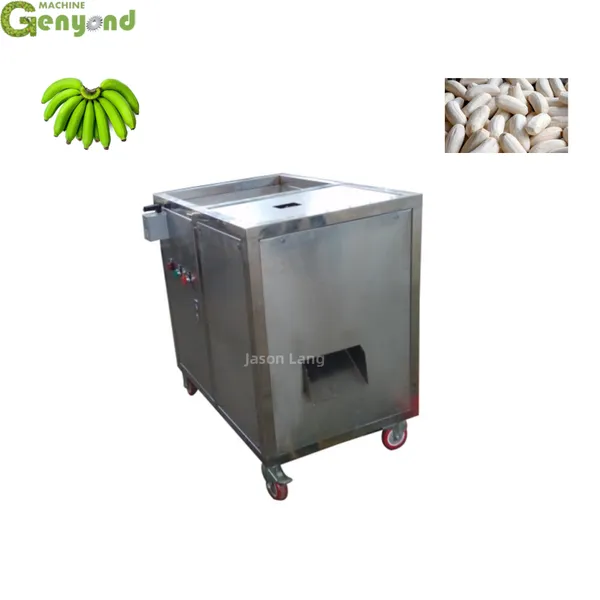 Genyond New Green Plantain Banana Peeling Machine/Electric Raw Banana Peeler Machine/Banana Peel Skin Removing Machine photo-5