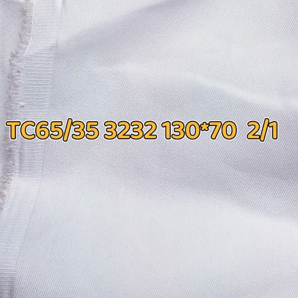 TC65/35 Polyester-cotton Medical Twill Fabric, 30*30, 130*70, Non-fluorescent Fabric photo-2