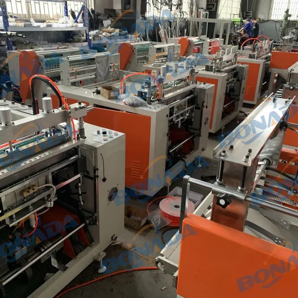 DFR-E450*2/500*2 Full Automatic High Speed T-shirt Bag Making Machine photo-2