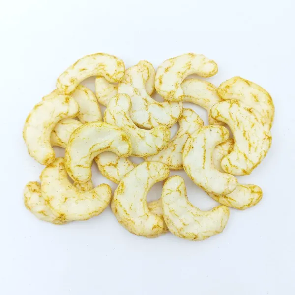 Premium BRCGS Halal Kosher Certified Savory Curry Rice Cracker Slices Cashew Shape for Global Retailers photo-4
