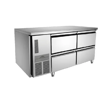 Stainless Steel Under Counter Freezer Drawer Commercial Refrigerator Counter Drawers