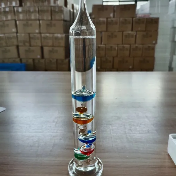 Galileo Thermometer Floating Color Ball Physical Thermometer for School Use and Decoration Gift