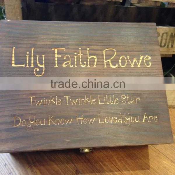 Personalised Wooden Keepsake Box Jewellery Box Trinket Box Memory Box Gift Box photo-3