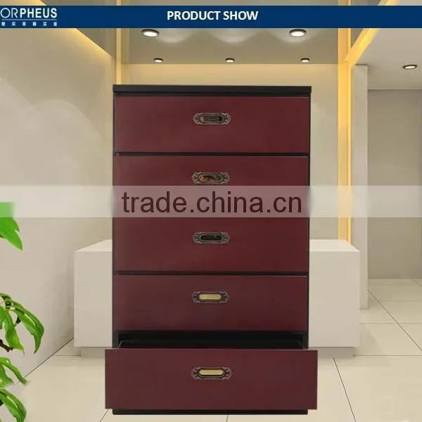 Steel Material Dressers and Modern Appearance Bedroom Dresser Coupling Home Furniture 5 Drawer Steel Dresser photo-4