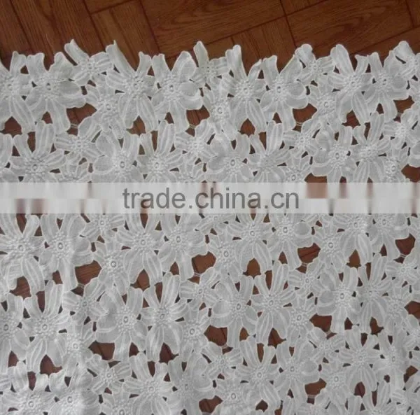Wholesale Milk Silk Lace Trim Embroidery Lace Accessory for Clothing Design for Wedding Dress photo-3