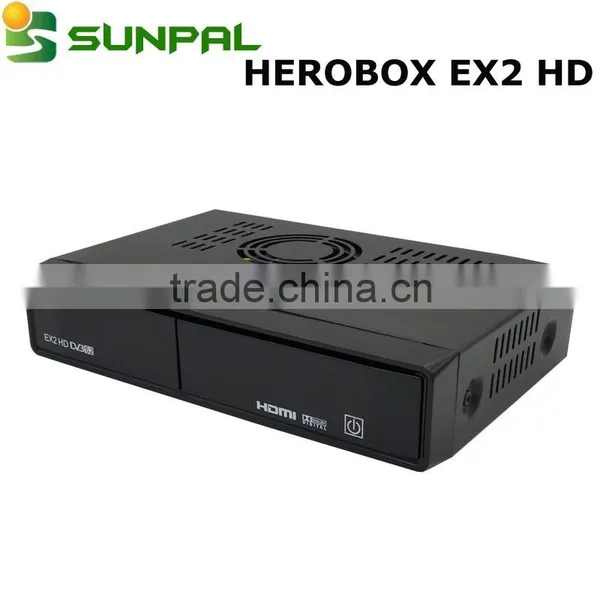 Herobox Ex2 Satellite Receiver Mini HD Model Herobox EX2 BCM7362 751MHZ Dual-core More Powerful Than Solo Pro V3 Solo PRO