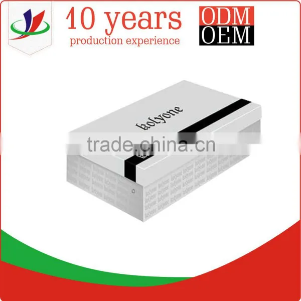 2015 New Product White Kraft Paper Shoe Box photo-3