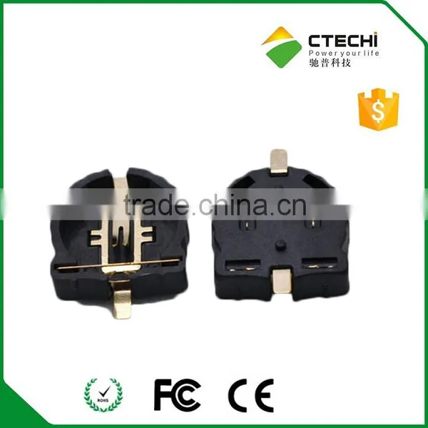 CR2032 CR2025 Coin Button Cell Battery Holder Socket Black photo-3