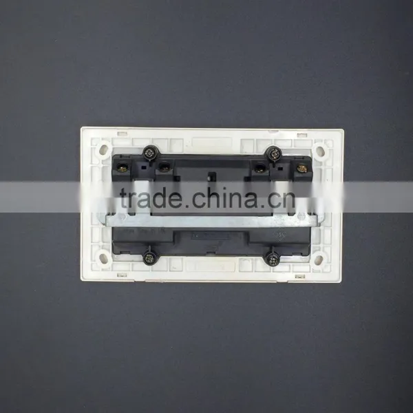 2 Gang Switch+6 Pin Socket, Standard Grounding Socket, Stardard Grounding Switch photo-2