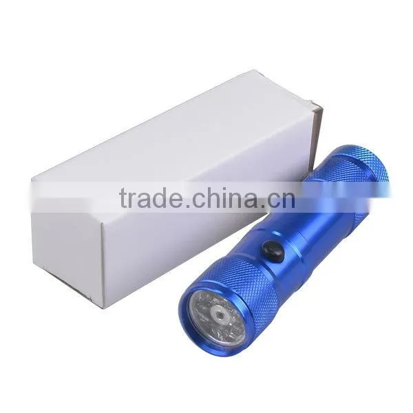 8 + 1 LED Aluminum Case 8 LED Flashlight With Laser Pointer photo-5