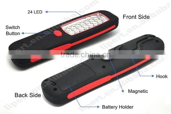 (130318) Portable ABS Material 24 Led SMD Work Lamp With Magnet Quality Choice photo-2