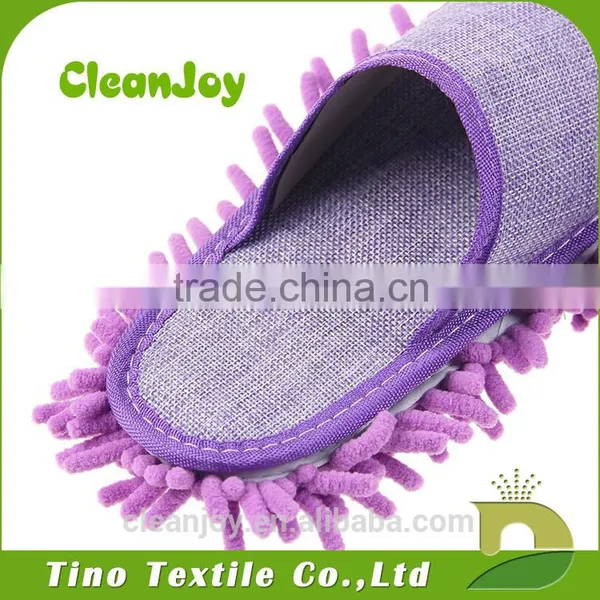 Top Quality Mop Chenille Indoor Cleaning Slippers photo-6