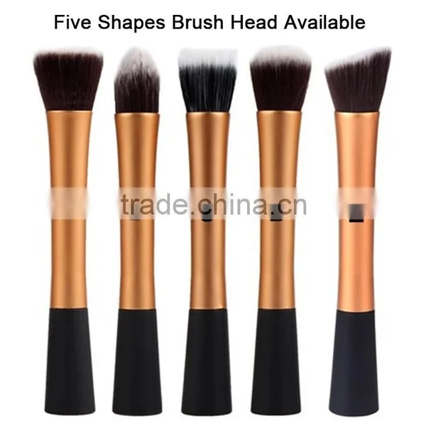 5PCS/SET Thin Waist Pinceaux Maquillage Hot Lady Concealer Dense Powder Blush Brush Facial Care Foundation Waistline Makeup Brus photo-2