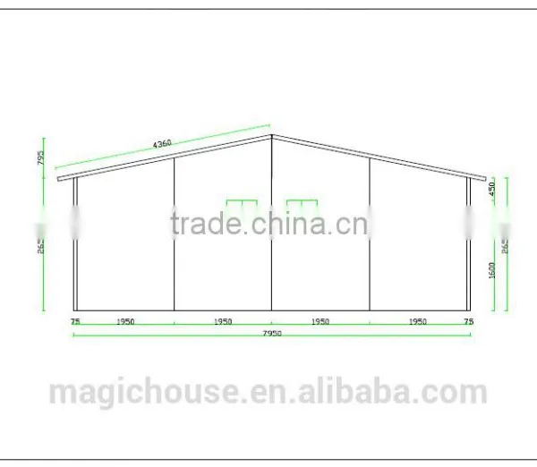 Real Estate Portable Mobile House in India/continue House/simpla Domitory Plan photo-6