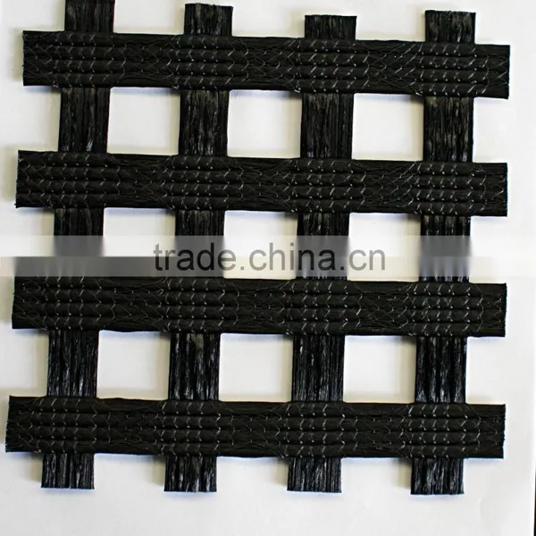 Unaixial Polyester Geogrid Retaining Wall With CE SGS Certification photo-2