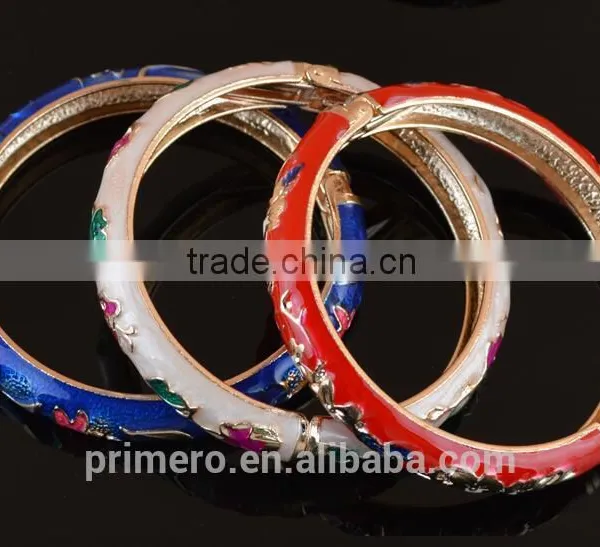 Wholesale Flower Enamel Assorted Colored Cloisonne Bracelet &Bangle photo-6