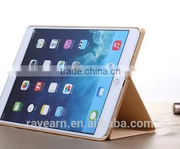 Luxury Leather Ultra Thin Smart Stand Case Cover for IPad Air 2 IPad 6 photo-3
