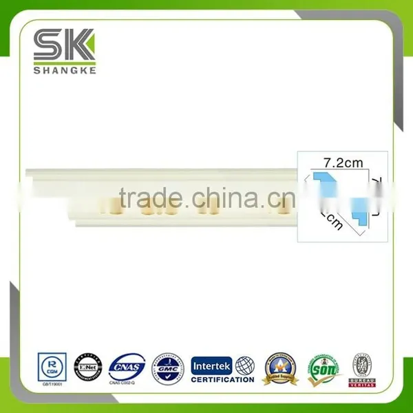 Easy Installation Painted Grade Polyurethane Cornice Mouldings pu Moulding