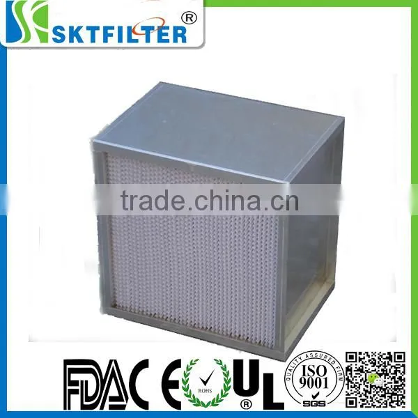 Deep-pleat HEPA filter