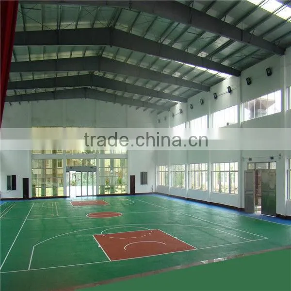 Silicon PU Material Basketball Court Floor