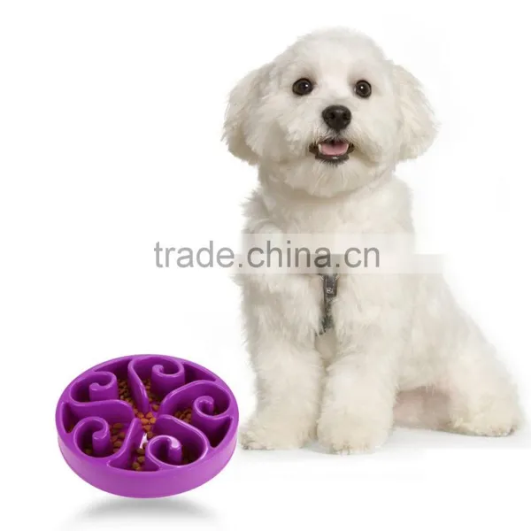 Homdox Pet Fun Feeder Slow Feed Bloat Stop Dog Bowl AM002701 photo-3