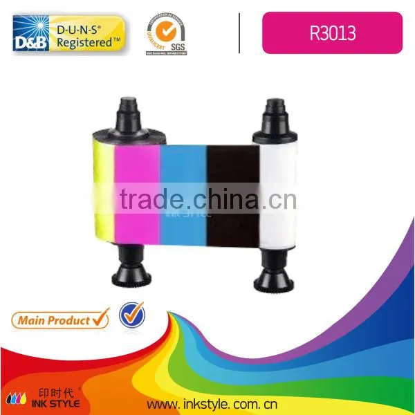 Inkstyle R3013 200 prints Evolis YMCKO Color Ribbon