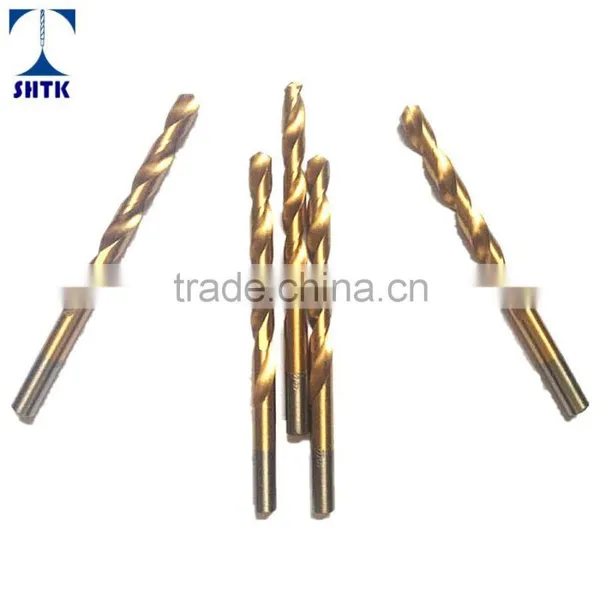 Drill Bit, Factory Sales Directly, HSS 4241 Fully Ground Twist Drill Bit, Titanium Coated photo-3