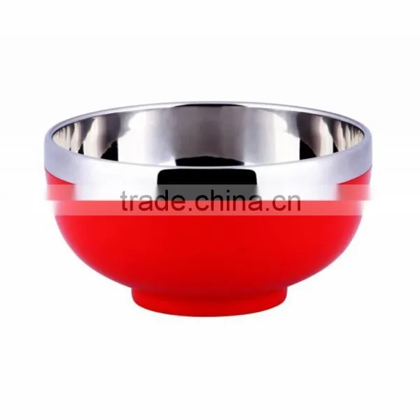 Colorful Wholesale Double Wall Stainless Steel Soup Bowl as Seen tv Quality Choice photo-4