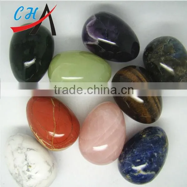 45*30mm Natural Jade Stone Egg for Keggle Exercises