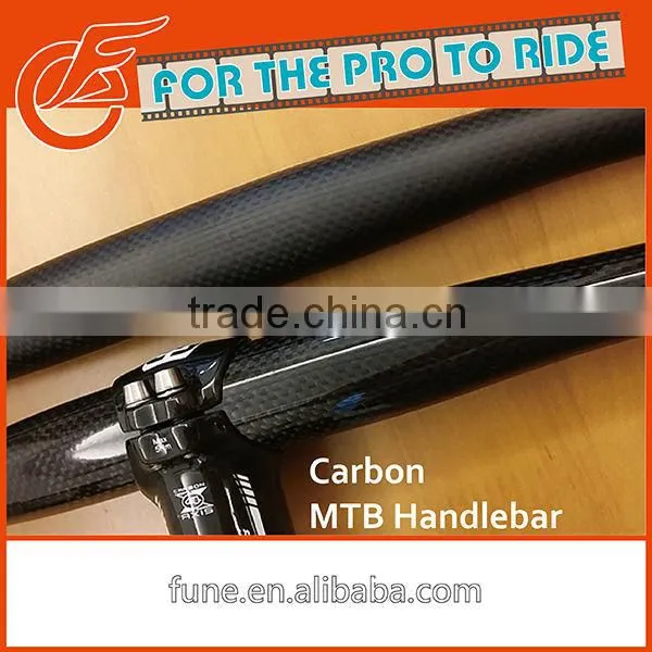 580 to 680mm Length 3K Weave 31.8mm Carbon Mountain Bike Handlebar photo-2