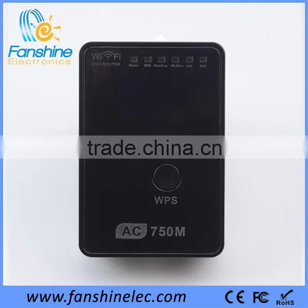 Fanshine Good Quality 750Mbps 802.11ac Wireless Outdoor Wifi Repeater