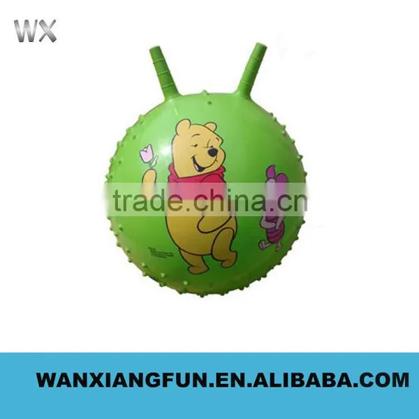 Inflatable Toy Bouncing Ball Pvc Hopper Ball With Handle for Kids photo-5