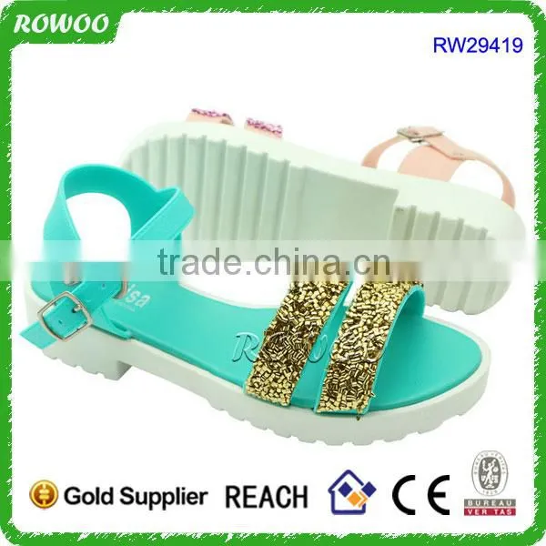 Fashion Plastic Piece Summer Girl/lady Slippers Sandals photo-4