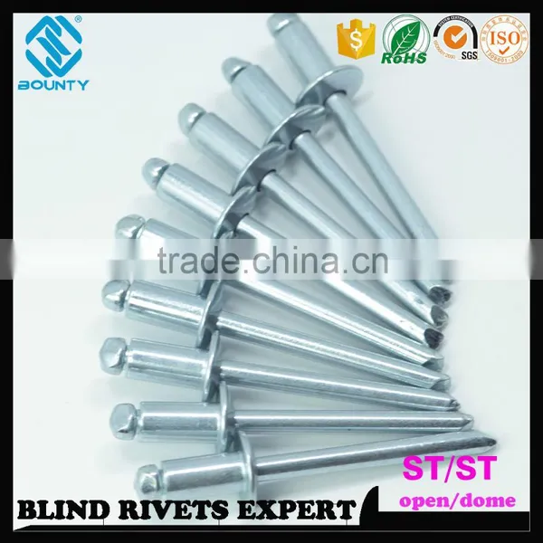 DIN7337 STEEL RIVET BODY STEEL MANDREL COUNTERSUNK ST/ST RIVETS photo-4