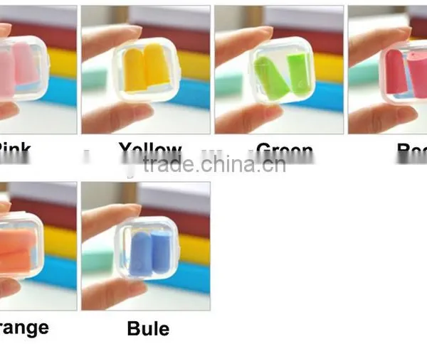 CE Approved Foam Noise Cancelling Ear Plugs Foam Sleeping Bullet Shaped Safety Ear Plugs (SNR:36db)disposable Ear Plugs for Sale photo-5