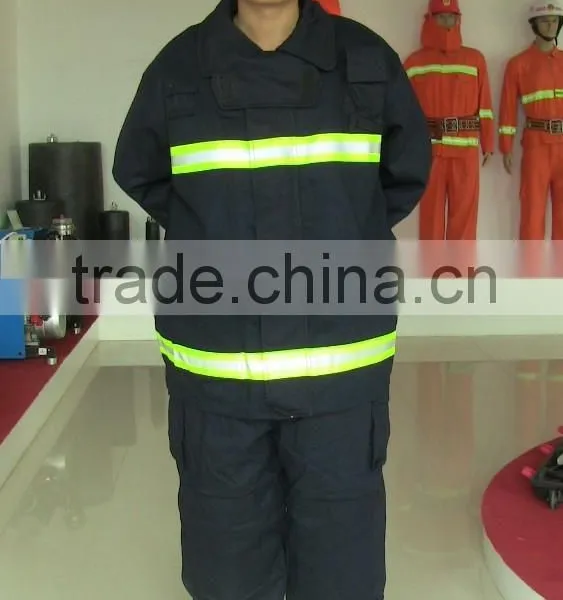 SOALS Approved Fire Fighting Clothing Fire Suit With Reflective Tape