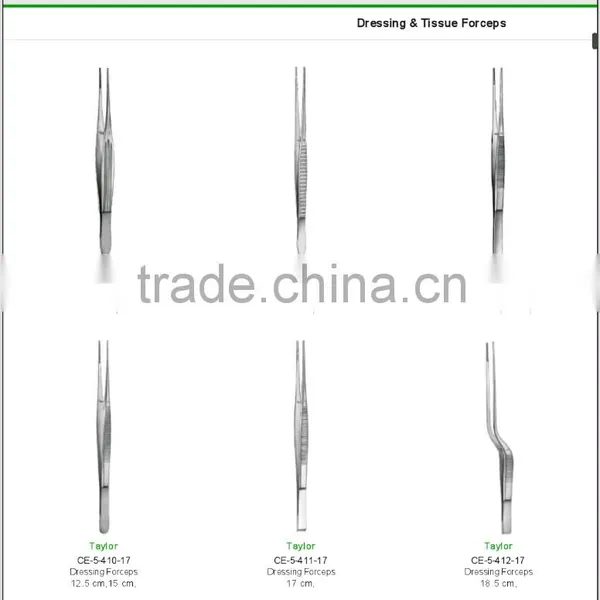 Standard Professional Dressing Forcep/ Stainless Steel Surgical Instruments photo-2