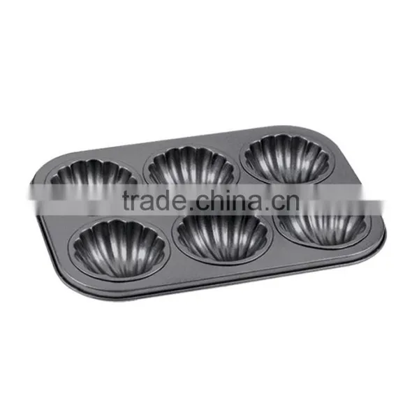 Bakeware Non-stick Cake Pans of 6 Cups Muffin Pan photo-2