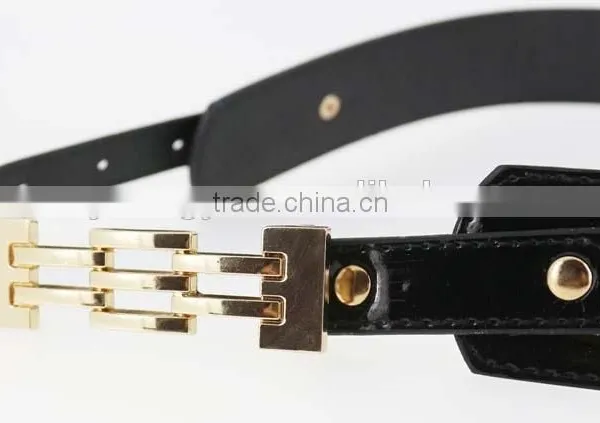 2015 New Fashion Women Accessories With High Quality Black PU Leather in YiWu photo-3