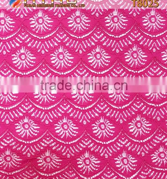 Wholesale High Quality Nylon/Cotton Strand Lace Fabric T8025 photo-2