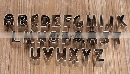 Hot Sale 26pcs Letters Stainless Steel Cookie Cutters Set photo-2