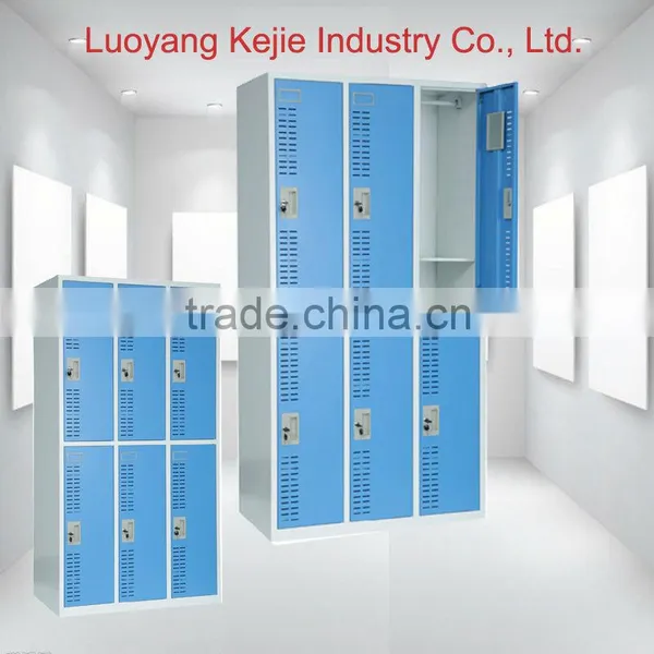 Cold-rooling Steel Lockers/furniture for Clothing Store 6 Door Clothes Locker 6 Door Steel Clothes Locker School Metal Wardrobe photo-5