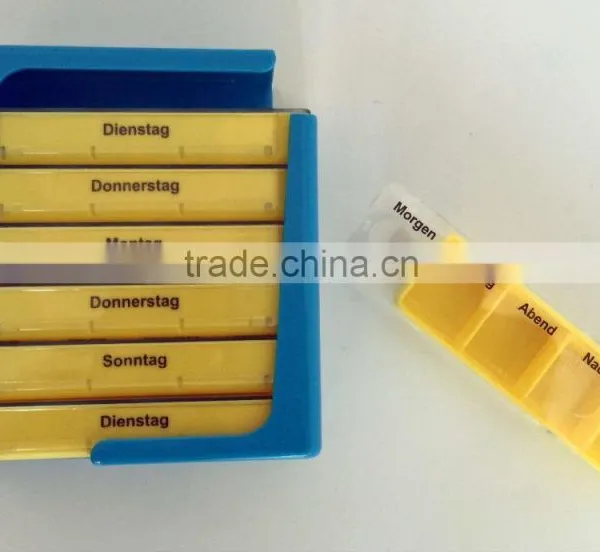 2016 New Design Draw-out Type Plastic Pill Box/7 Days Pill Storage Cases photo-2