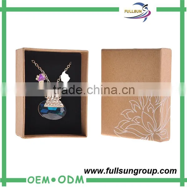 Jewelry Ring Necklace Bracelet Gift Packaging Craft Paper Box photo-3